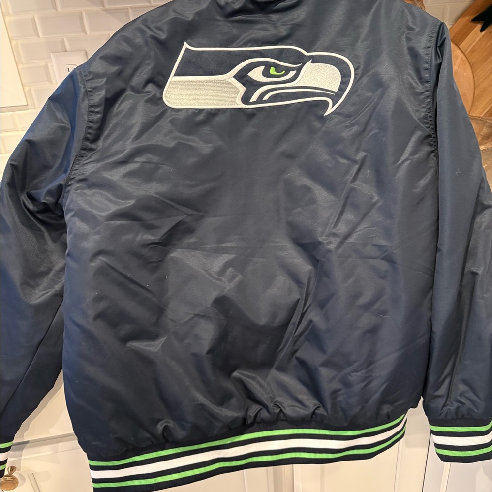NFL Seattle Seahawks Starter Jacket- large - Picture 3 of 10